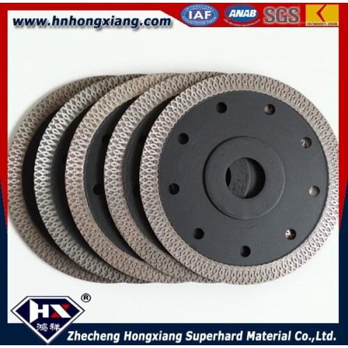 Ceramic tile cut disc black color turbo mesh blade disc