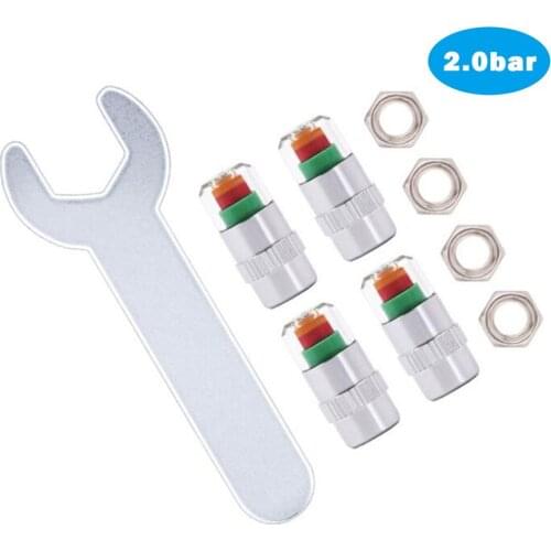 NEW Car Tire Pressure Alert Cap Detection Monitoring Valve Warning Cap Tire Pressure Monitor Pressure Gauge Cap