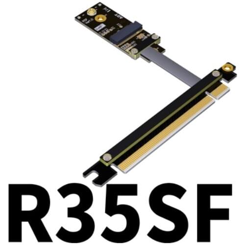 M.2 a. e. key x16 Extension Cable Riser Card M2 A/E Key to 16x PCI-Express 3.0 PCIE Extender PCIe3.0x1 8G/bps
