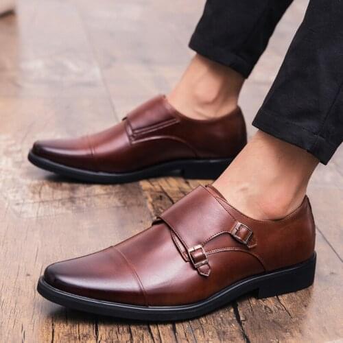 CIMIM Brand 2019 New Leather Shoes Men Big Size Fashion Men Wedding Dress Shoes Office Business Casual Italian Formal Shoes Men