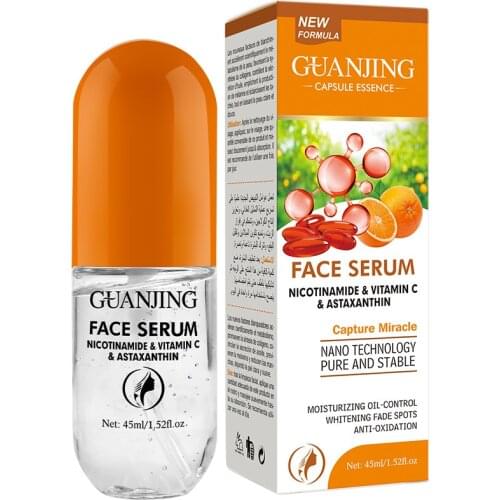 45ML Nicotinamide Face Serum Essence Vitamin C Repairing Brightening Anti-Aging Anti-wrinkle Whitening Firming Serum Skin Care