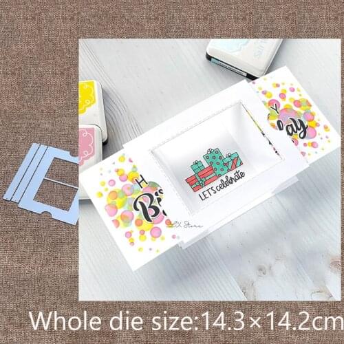 New Design Craft Metal stencil mold Cutting Dies FOLD FRAME decoration scrapbook die cuts Album Paper Card Craft Embossing