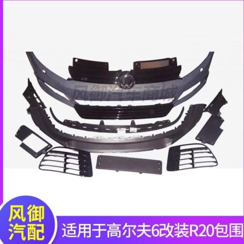 Suit For 6gti Golf Refitting R20 Large Surround Height 6 Rear Bar Front Bumper Assembly Side Skirt Series