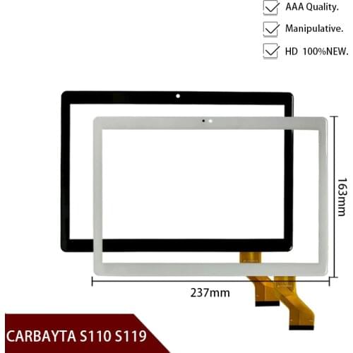 2.5D For 10.1'' inch CARBAYTA S110 S119 Octa Core Android Tablet touch screen Digitizer panel sensor CARBAYTA S119 touch