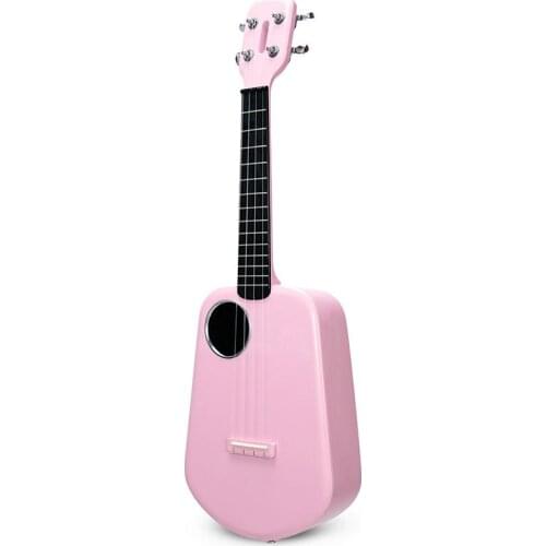 Populele 2 23 INCH Smart Ukulele Pink Can Connecting IOS Android Smart Mobile Phone Best Gift for Your Family Friends