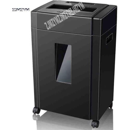 Professional Paper Shredder 20L Multifunctional Portable Office Shredder CD Card Paper & Letters Cutter Strip-cut 33043 220V