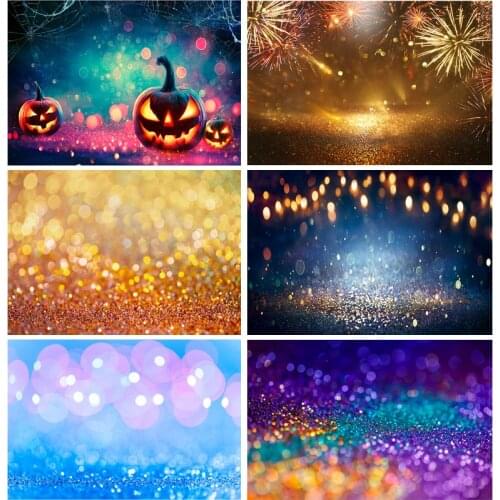 SHUOZHIKE Vinyl Custom Photography Backdrops Prop Glitter Facula Light Spot Theme Photography Background 21318TTU-09