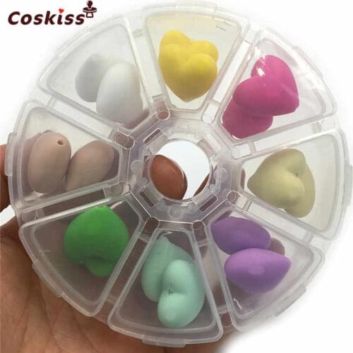 DIY Silicone Baby Teething Necklace Kit Free Storage Case Included Perfect Baby Shower Gift Food Grade Teething Wooden Beads