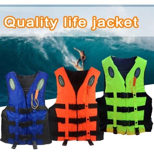 Kids Adult Life Vest Thickening High Durable Swimming Life Vest Boat Drifting Life Jacket Beach Safety Emergency Life Jacket