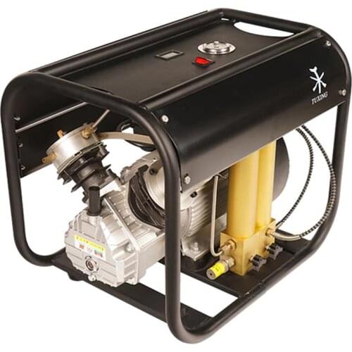 TUXING 4500Psi Pcp Air Compressor Double Cylinder High Pressure Compressor with Double Filter for Pneumatic Airgun Scuba Rifle