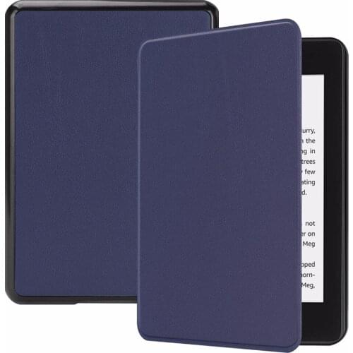 Ultra Slim Book Flip Cover PU Leather Case for Amazon Kindle Paperwhite 2018 10 Generation 6 inch E-Book Smart Auto Sleep Wake