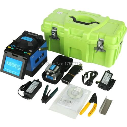 Skycom T-108H Optical Fiber Fusion Splicer FTTH Fiber Optic Splicing Machine with Automatic Heat Oven