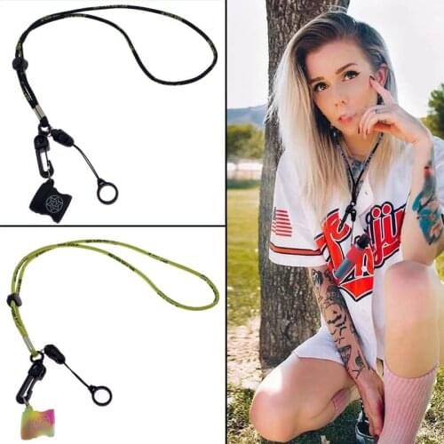 Vapesoon Vape Silicone lanyard necklace with ring vapeband nfix novo zero