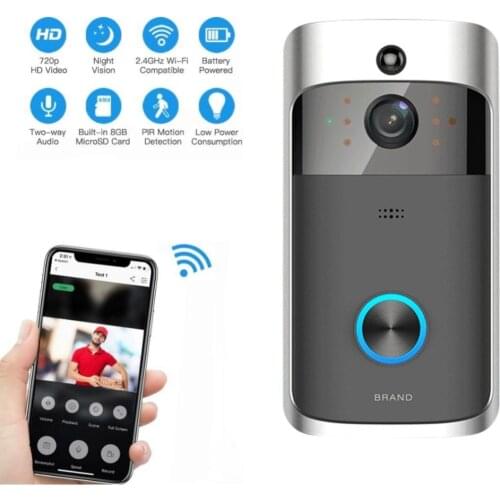 New M3 Wireless Video Doorbell WIFI Remote Intercom Detection Electronic Home Security HD Visible Monitor Night Vision Doorphone