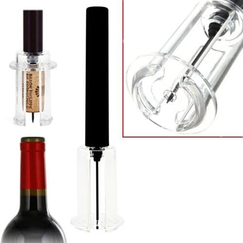 Air Pump Wine Bottle Opener Air Pressure Vacuum Red Wine Stopper Beer Cap Opener Corkscrew Cork Out Tool Stainless Steel Pin