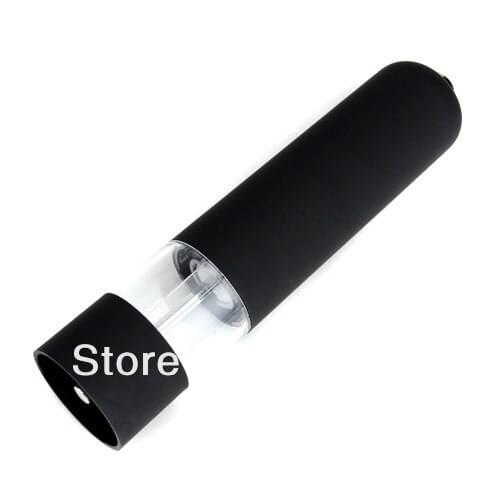 5pcs/lot,NEW Plastic Electric Pepper Spice Salt Mill Grinder Muller Kitchen Tool Salt Black