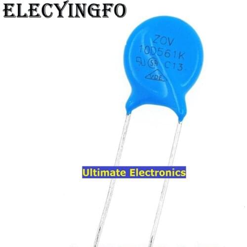 50pcs Varistors 10D561K 560V Metal voltage dependent resistor