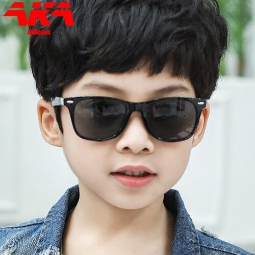 AKAgafas 2021 Square Sunglasses Children Classic Sun Glasses for Kids Luxury Brand Designer Eyeglasse Goggle Shades for Boy Girl