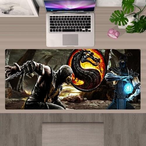 Large Mousepad Mortal Kombat Gaming Accessories Mouse Mat XXL 90X30 Mouse Pad Gamer Tapis De Souris Mausepad XL Tappetino Mouse