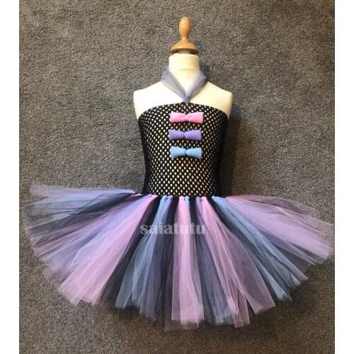 Black Halloween Spring Summer Autumn Winter Kids Clothes Children Princess Clothing Vestido tutu Costume Tutu Girls Party dress