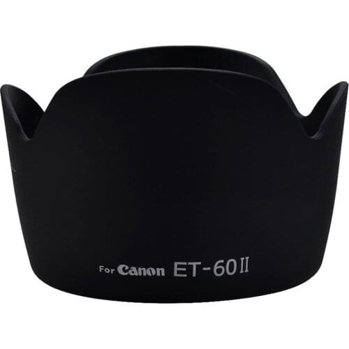ET-60 II Lens Hood for Canon EF 75-300mm f/4.0-5.6 USM, II, II USM, III & III USM Lenses, Canon EF-S 55-250mm IS Lens