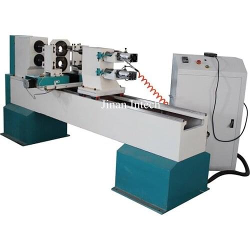 Chinese 1516 double axis double cutter new cnc lathe prices