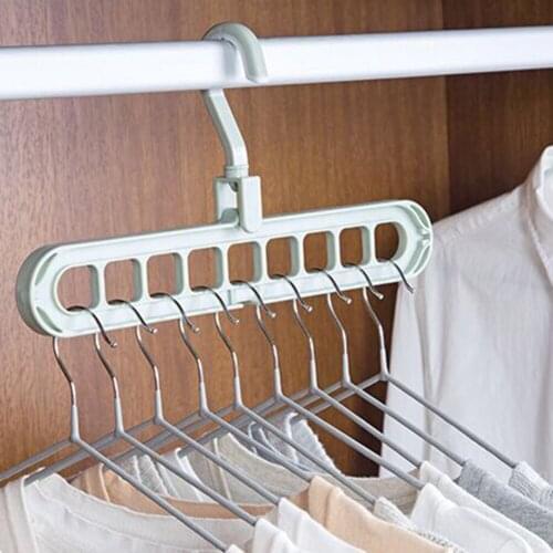 Circle Clothes Rack Magic Multi-Port Storage Hangers Balcony Space Saving Bathroom Accessories 1PC Clothes Drying Rack