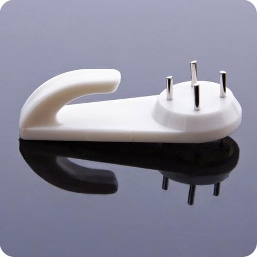 10Pcs Painting Photo Frame Hook Picture Frame Seamless Nail White Plastic Invisibl Wall Hooks Home Decor Hanging Hanger