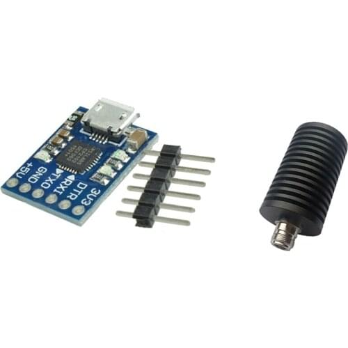 Micro-USB to UART TTL Module 6Pin Serial Converter CP2102 STC & 50W Dummy Load N Female Socket DC - 3GHz 50 Ohm