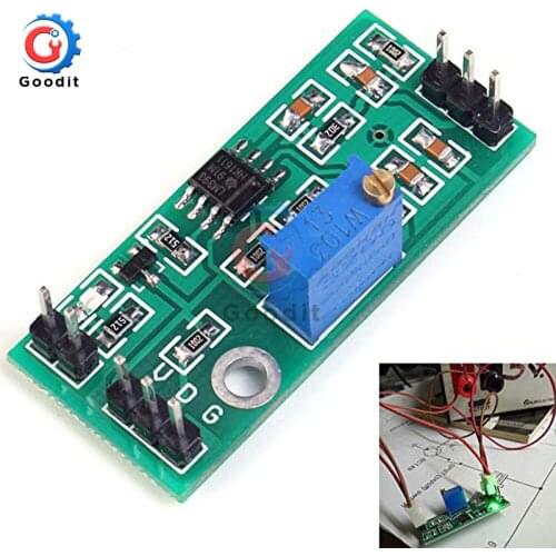 LM393 Voltage Comparator Module Signal Waveform High Low Level Load Drive Dual Channel Adjustable Potentiometer LED Indicator