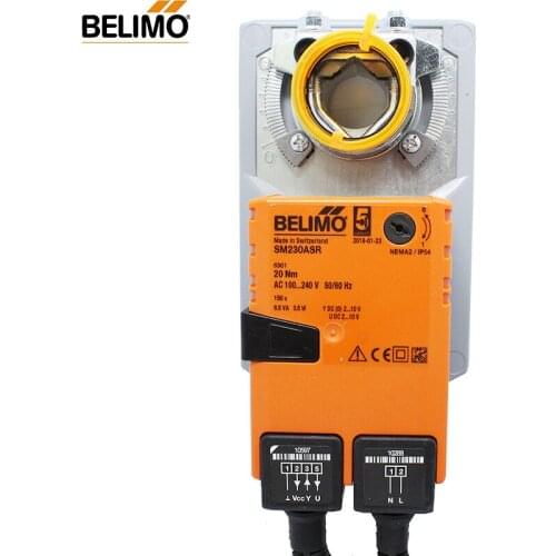 BELIMO SM230ASR Modulating damper actuator for adjusting air dampers in ventilation and air-conditioning systems for building se