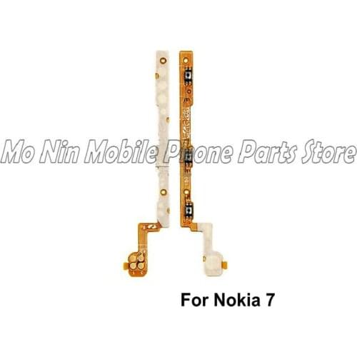 New Power on/off & volume up/down buttons flex cable Replacement for Nokia 7 7Plus 8 Phone