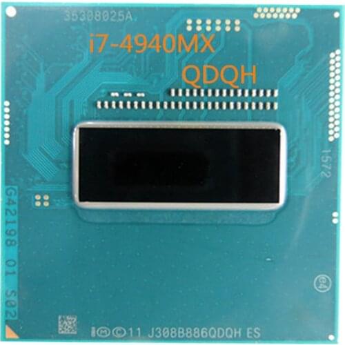 Original Intel Core I7-4940MX QS QDQH CPU I7 4940MX processor 3.1GHz-4.0GHz L3=8M Quad core free shipping