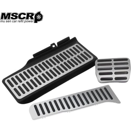Passat automatic Foot Pedal Accelerator Brake Plate car covers for Volkswagen VW Sagitar Passat Touran kits MSCRP-YX00602