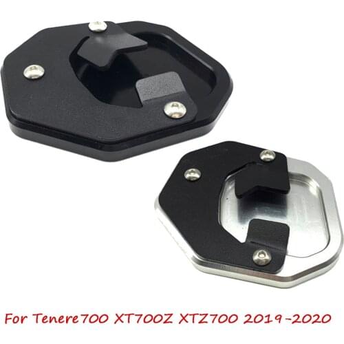 For Yamaha TENERE 700 XT700Z XTZ700 T7 2019-2020 Motorcycle Kickstand Foot Side Stand Extension Enlarge Pad Support Plate