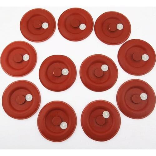 SCJYRXS 10Pcs Oil Water Separator Exhaust Valve Rubber Diaphragm Seal Gasket Cover For Passat Golf MK5 06H103495B 0311803A