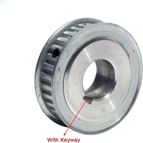 XL 32T Timing Pulley Keyway Bore Gear 32Teeth Pulleys Fit Belt Width 11mm Synchronous Wheels Pulley For CNC 3D Printers