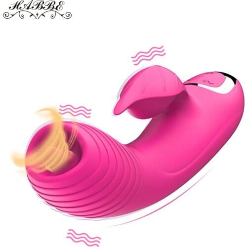 12 Speed G Spot Sucking Vibrator for Women Dual Vibration Silicone Waterproof Female Vagina Clitoris Massager Sex Toys For Women