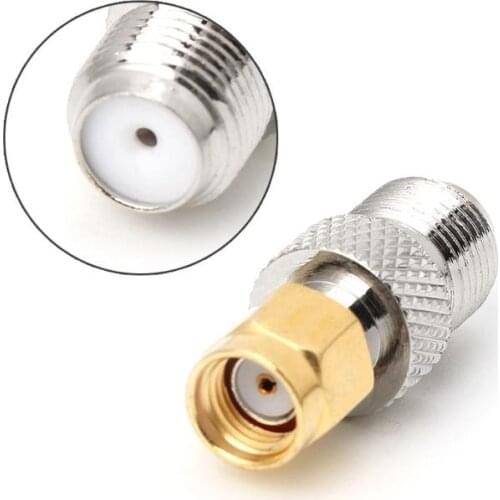 1PC brand new F female to SMA female jack coaxial cable connector straight high quality copper adapter