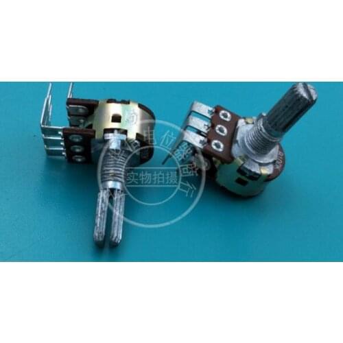 1pcs/lot Original Japan ALPS 16 - type double - pole potentiometer B100K axis foot 20MMF