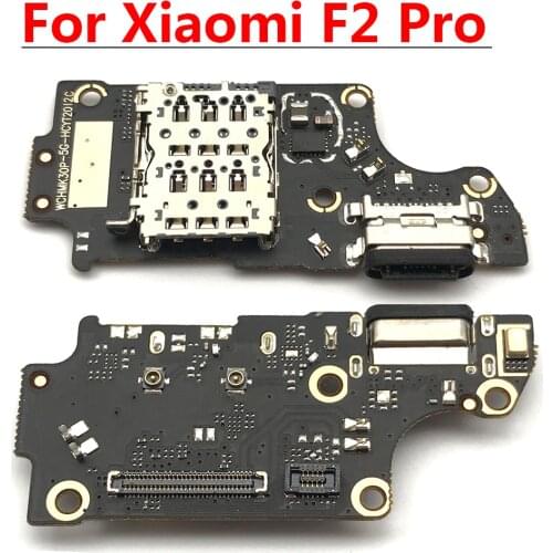 50 Pcs，USB Charging Port Dock Charger Plug Connector Board Flex Cable For Xiaomi Mi Poco F2 Pro