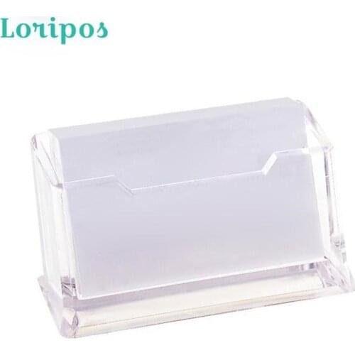 Name Card Holder For Office Acrylic Box Business Name Card Holder For Table Setting Business Card Holder Cards Organizer Case