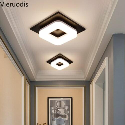 Artpad Modern Ceiling Light Hallway Porch Balcony Lamp Interior Lighting Surface Mounted Square LED Ceiling Lights Flush Mount