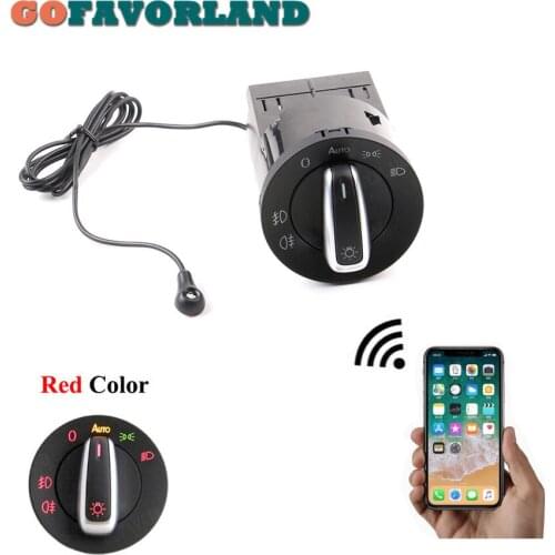 AUTO Headlight HeadLamp Switch Light Sensor Module Bluetooth Upgrade For VW Golf MK4 Jetta 4 Passat B5 Polo Bettle