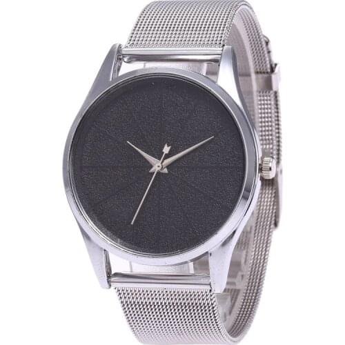 Hot New Men Quartz Watch Fashion Women Watches Simple Frosted Spotted Lettering Casual Silver Luxury Ladies Watches Women Reloj