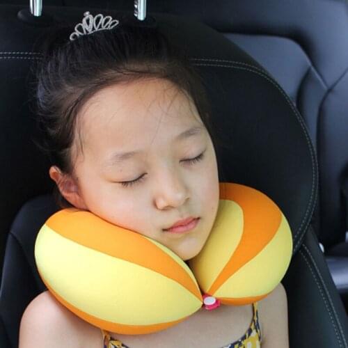 Baby U-shaped Pillow Pad Car Auto Safety Seat Pillow Protector Anti Harness Roll Pad Sleep Pillow For Kids Toddler Pillow