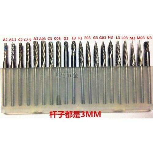 CNC router Alloy Drilling bits Grinding tool drill cutter for cnc 3020/3040 etc 20pcs/lot