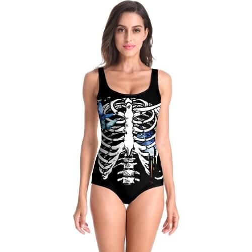 Halloween New Style WOMENS Swimsuit Hot Selling 3D Printed Bikini Swimsuit