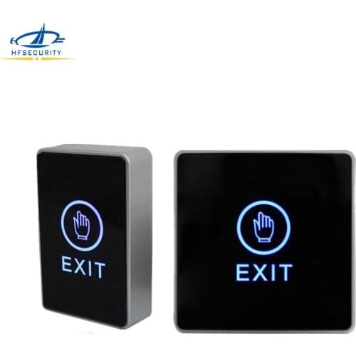 HFSECURITY Touch Door Release Door Switch Access Control System Infrared Detection Smart Access Out NO NC EXIT Button