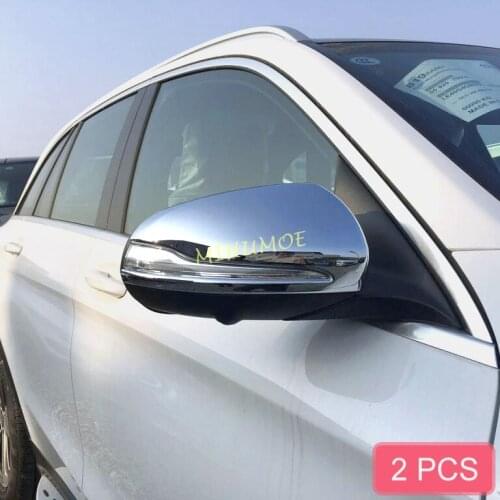 Chrome Side Rearview Mirror Cover Overlay For Mercedes GLE W167 C167 2020 2021